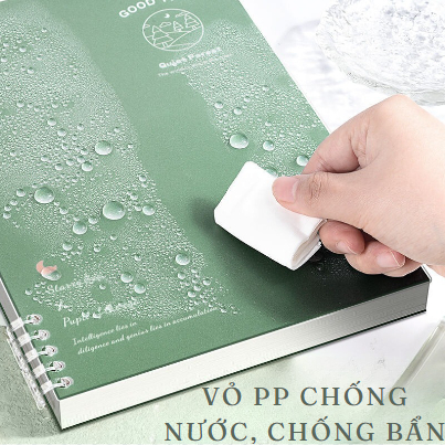 Sổ Còng Nhựa, Bìa Sổ Còng B5 A5 Chữ Goodtime MESO - Vở Còng Khuyết Còng, Lõi giấy Refill Sổ Còng