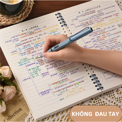 Sổ Còng Nhựa, Bìa Sổ Còng B5 A5 Chữ Goodtime MESO - Vở Còng Khuyết Còng, Lõi giấy Refill Sổ Còng
