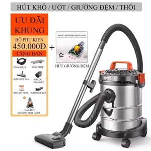Máy hút bụi chính hãng yili 12l YLW6263A [ HÚT KHÔ - HÚT NƯỚC ]