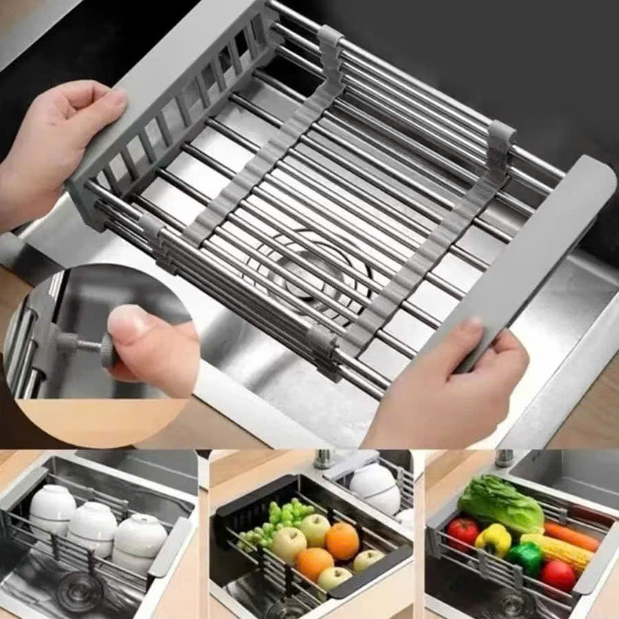 Rổ gác bồn rửa chén đa năng cực tiện lợi cho gian bếp,  KỆ GIÁ GÁC BỒN RỬA - MÃ: GIA7373