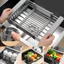 Rổ INOX Gác Bồn Rửa Chén Đa Năng Cực Tiện Lợi Cho Gian Bếp , KỆ GIÁ GÁC BỒN RỬA - GIAGACBON7373