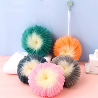 BÔNG TẮM XOẮN ỐC,  Combo 2 Bông Tắm Tạo Bọt Bath Flower (Mix Màu Ngẫu Nhiên) - MA: 8409BONGTAM
