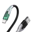 Cáp Sạc Nhanh Type-C 6A HT-DC13 Thiết Kế Đầu Sạc Trong Suốt, Dây Bện Dù Chắc Chắn - HIGHTECH HOUSE