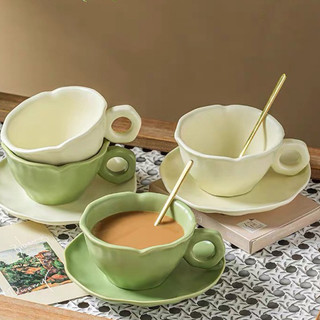 Bộ Tách cafe gốm sứ cao cấp kèm đĩa + hộp quà sang trọng mẫu mới