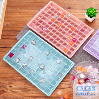 Khay Làm Đá, Thạch Rau Câu Để Tủ Lạnh Hình Kim Cương 96 Viên Từ Nhựa PVC Cao Cấp Bền Đẹp Tiện Lợi
