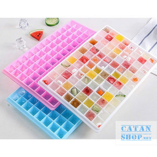 Khay Làm Đá, Thạch Rau Câu Để Tủ Lạnh Hình Kim Cương 96 Viên Từ Nhựa PVC Cao Cấp Bền Đẹp Tiện Lợi