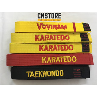 Đai Võ Taekwondo/Karate/Vovinam Giá Rẻ
