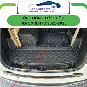 Kia Sorento 2021 - Ốp trầy cốp trong, ngoài SORENTO 2021 mẫu Titan và carbon cao cấp
