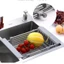 Kệ Inox Gác Bồn Rửa Chén Bát Đa Năng Chất Liệu Inox 304 Không Gỉ Có Điều Chỉnh Kích Thước - GIÁ KỆ INOX GÁC BỒN RỬA CHÉN