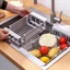 Kệ Inox Gác Bồn Rửa Chén Bát Đa Năng Chất Liệu Inox 304 Không Gỉ Có Điều Chỉnh Kích Thước - GIÁ KỆ INOX GÁC BỒN RỬA CHÉN
