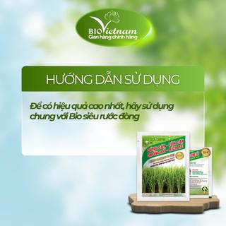 Phân bón hữu cơ BIO SIÊU CỨNG CÂY - ngắn lòng, cứng cây, hạn chế đổ ngã, kích rễ | BIO VIỆT NAM