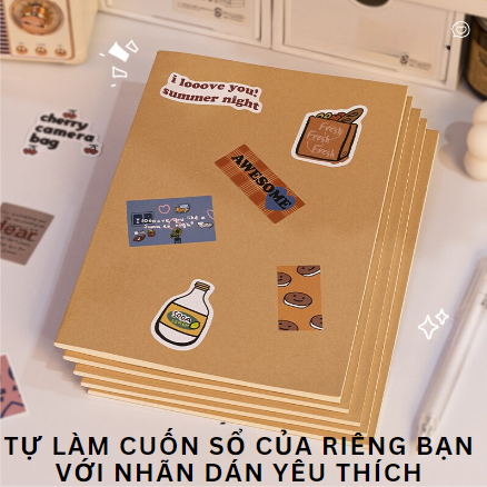 Sổ Kẻ Ngang, Sổ Tay A5 MESO 72 Trang Kẻ Ngang- Bìa Giấy Kraft, Sổ Khâu Gáy 70 GSM, Tập Vở Học Sinh