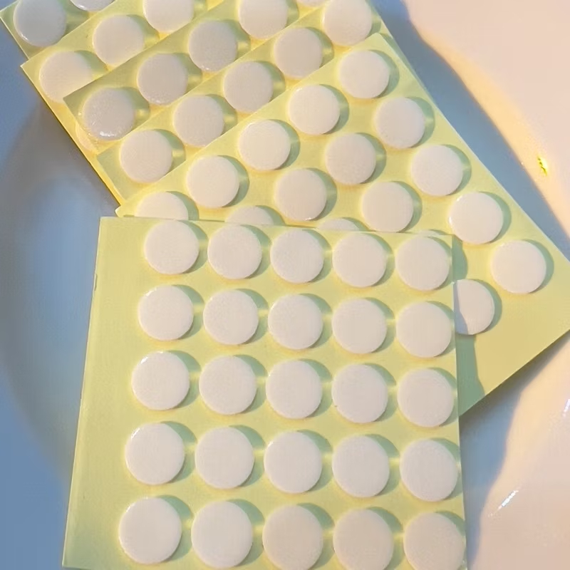 HEMISTORE96 1 tấm 25 miếng dán chấm tròn hai mặt, sử dụng công nghệ nano siêu dính, khi tháo không để lại vệt keo