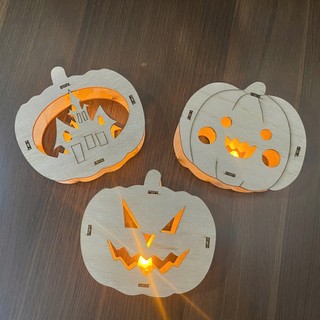 Đèn Halloween Tô Màu Siêu Xinh Tặng Kèm Đèn LED - Đèn Trang Trí Halloween