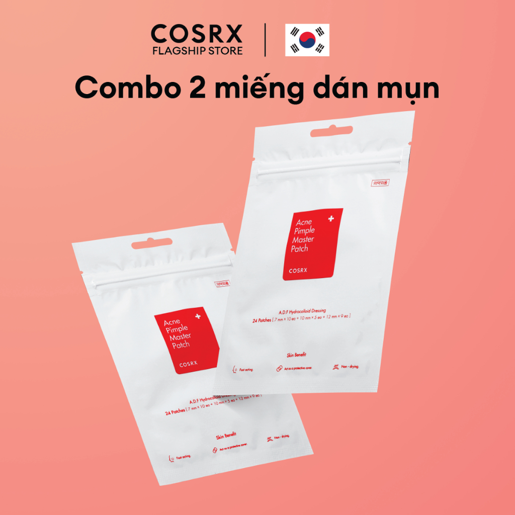 Ảnh Combo 2 Miếng Dán Mụn COSRX Acne Pimple Master Patch (24 miếng x 2 gói) 1