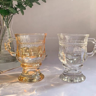 Ly thuỷ tinh K3 ly độc lạ trang trí phong cách sang trọng