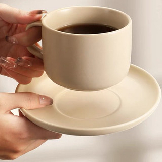 Bộ Tách cafe gốm sứ cao cấp kèm đĩa + hộp quà sang trọng 220ml