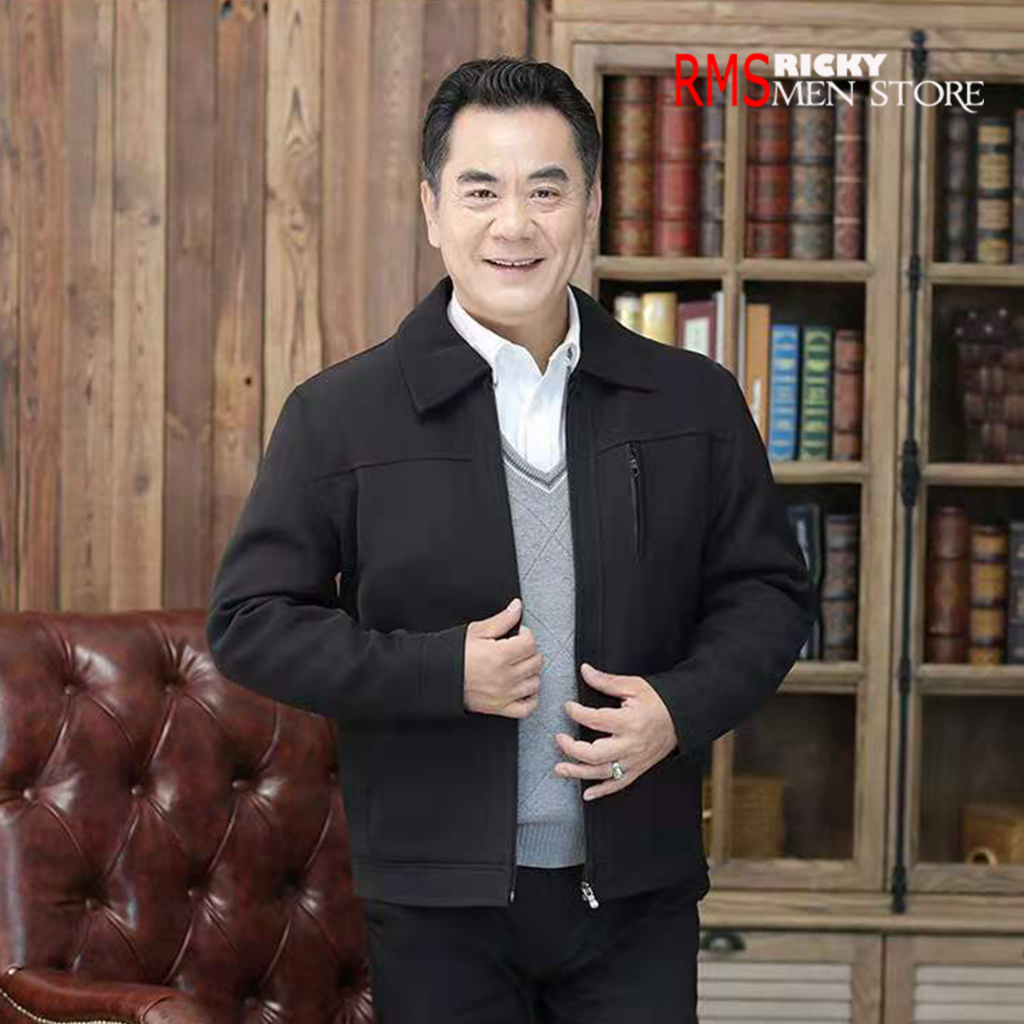 Áo Khoác Trung Niên Nam DÁNG DÀI Cho Bố - Áo Khoác Đại Hàn Sang Trọng