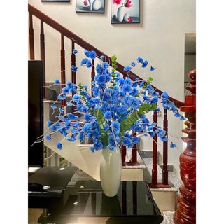 Cành hoa đào râu 1m decor - Hoa giả trang trí