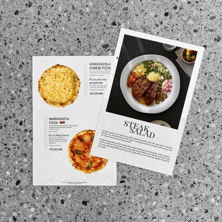 In Menu Giấy Mỹ Thuật, Menu Vân Sần Cán Chống Thấm, In Menu Màu Theo Yêu Cầu