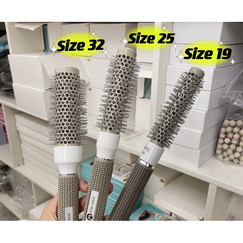 Lược sấy xám Nano Technology, lược sấy chịu nhiệt, bám dính tóc, tạo độ phồng cực cao.