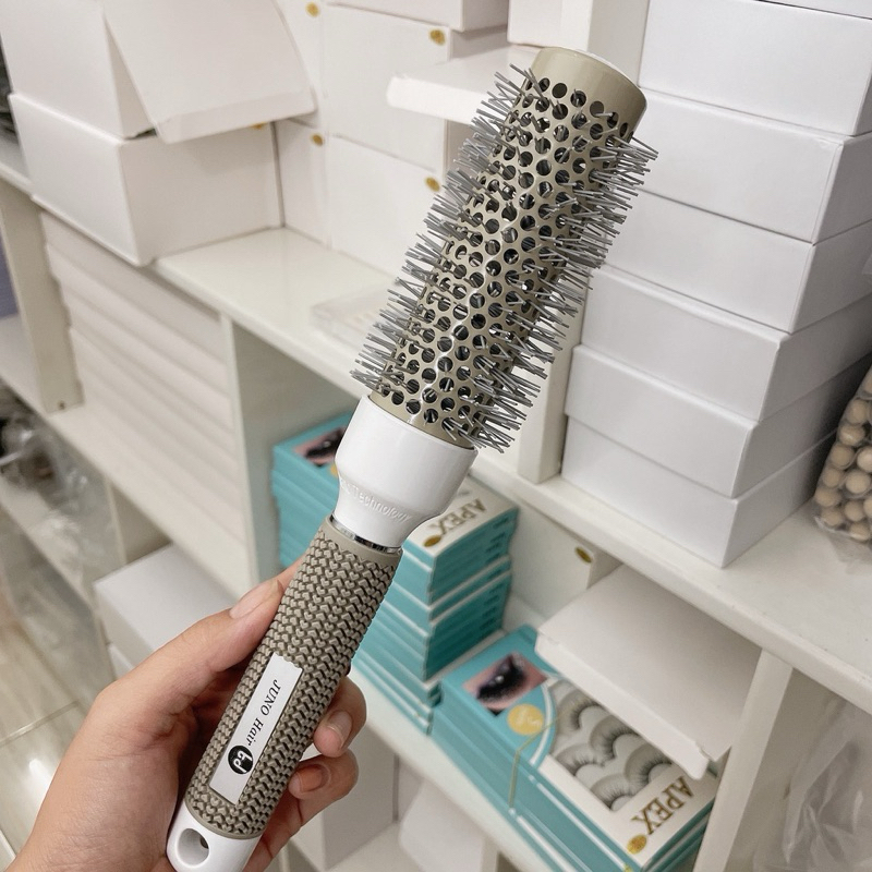 Lược sấy xám Nano Technology, lược sấy chịu nhiệt, bám dính tóc, tạo độ phồng cực cao.