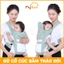 Địu đỡ cổ cho em bé sơ sinh 4 tư thế MySun 4Way an toàn cao cấp