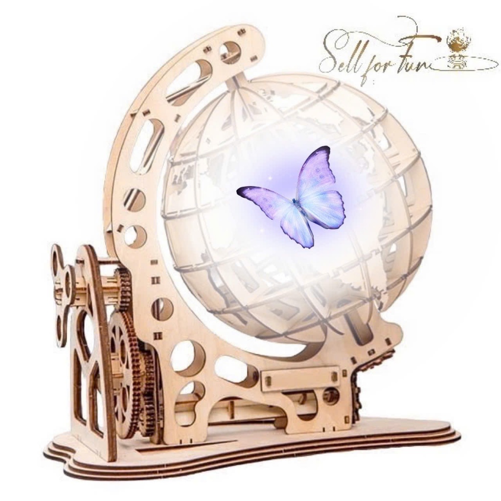 Đồ Chơi Lắp Ráp Mô Hình Gỗ 3D Hành Tinh Xanh Trái Đất