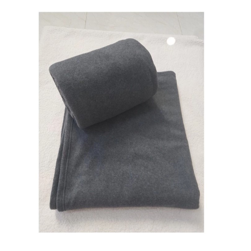 Chăn mền nỉ Hàn Quốc, mền nỉ hàng không, nhiều màu, đơn giản, siêu nhẹ 600g