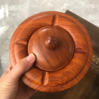 Gạt tàn gỗ Hương cao cấp - hàng Kỹ đẹp tiện thủ công có nắp đậy giá tại xưởng Nhị Khê