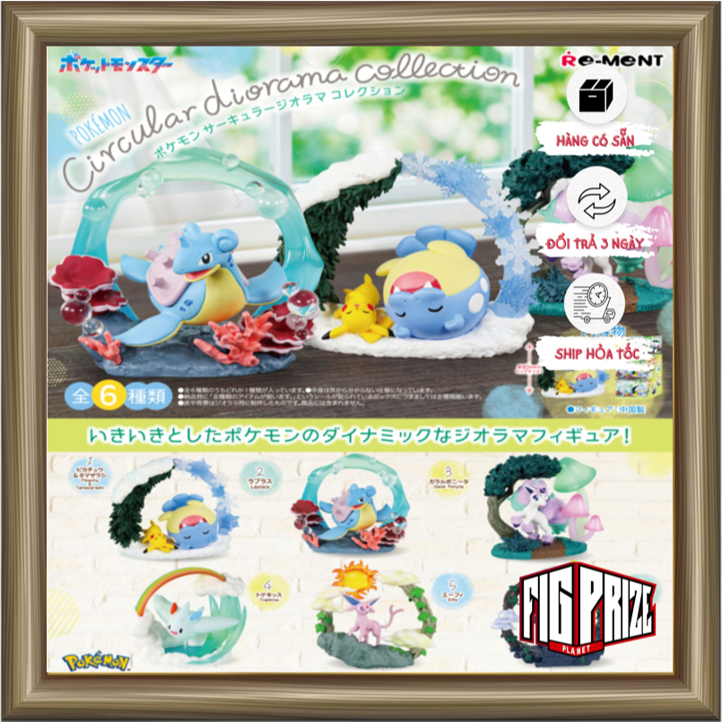 Mô hình Pokemon Circular Diorama Collection - Re-Ment | Shopee Việt Nam