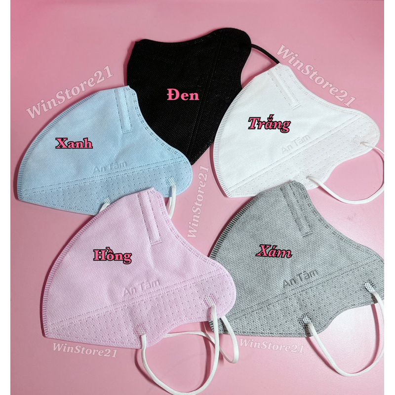 6A MASK- Thùng 500 cái Khẩu trang y tế kháng khuẩn chính hãng An Tâm chống nắng toàn diện bảo vệ