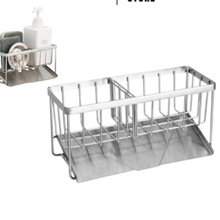 Giá inox 304 để đồ rửa chén bát 2 ngăn kèm khay hứng nước cao cấp không rỉ