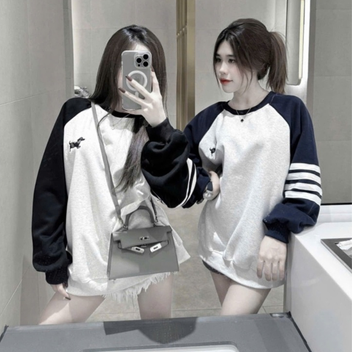 Áo Thom cài nút chó nhiều MÀU ĐEN 8138 main image 1