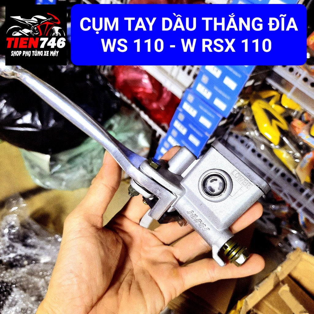 Cụm tay dầu thắng đĩa cho WS110, RSX, WAVE BLADE và nhiều dòng xe khác ...