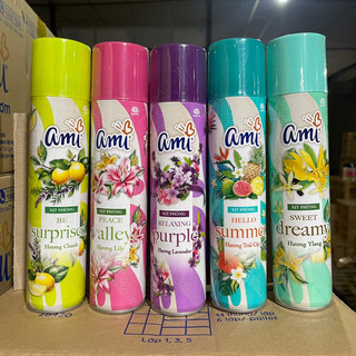Xịt thơm phòng Ami nhiều mùi hương 280ml