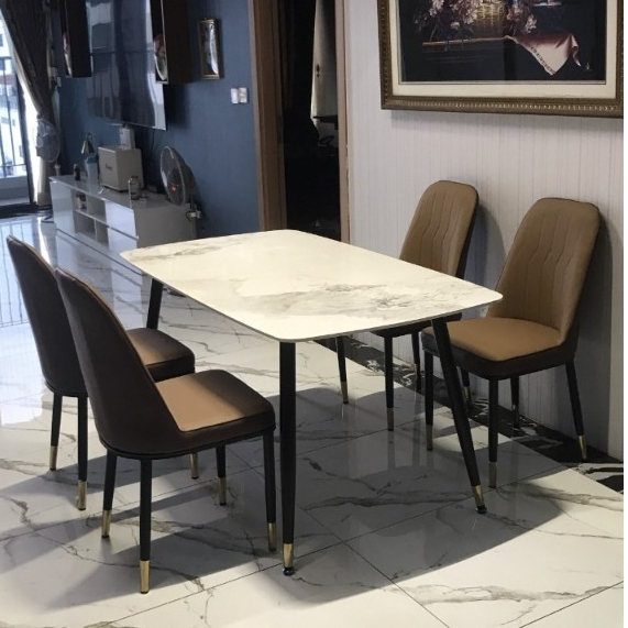 Bộ Bàn Ăn Ghế Monet Không Tay Nhập Khẩu Cao Cấp - YourHouse furniture