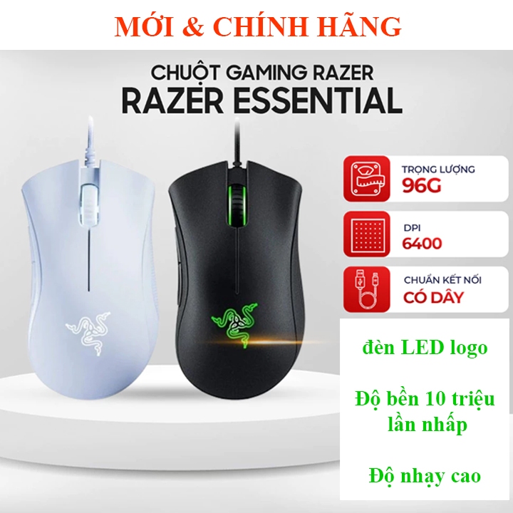 Chuột Gaming Razer DeathAdder Essential Độ nhạy cao Cảm biến 6400 DPI ...