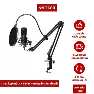 Chân kẹp mic và màng lọc thu âm Microphone NB35 - Giá đỡ kẹp mic bàn ...