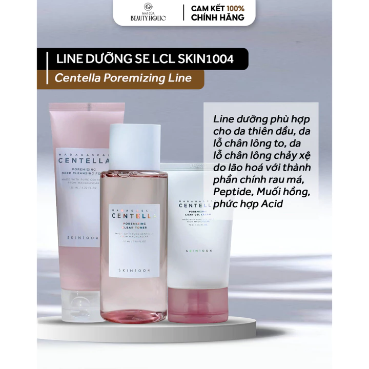Line dưỡng se lỗ chân lông SKIN1004 CENTELLA POREMIZING