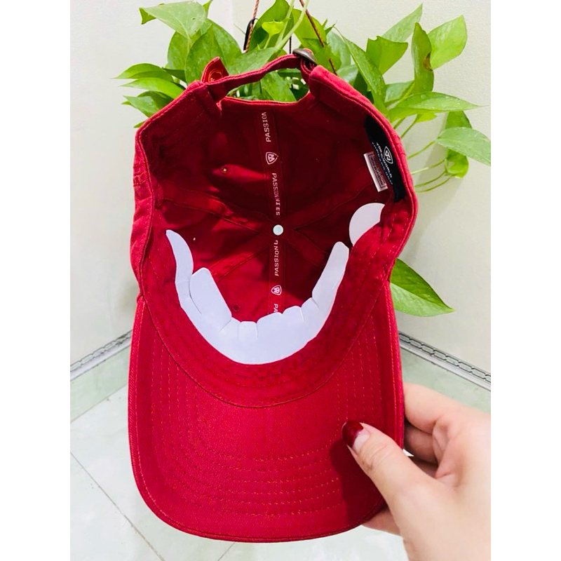 Mũ lưỡi trai  thêu logo vải kaki dày dặn,  phong cách thể thao unisex