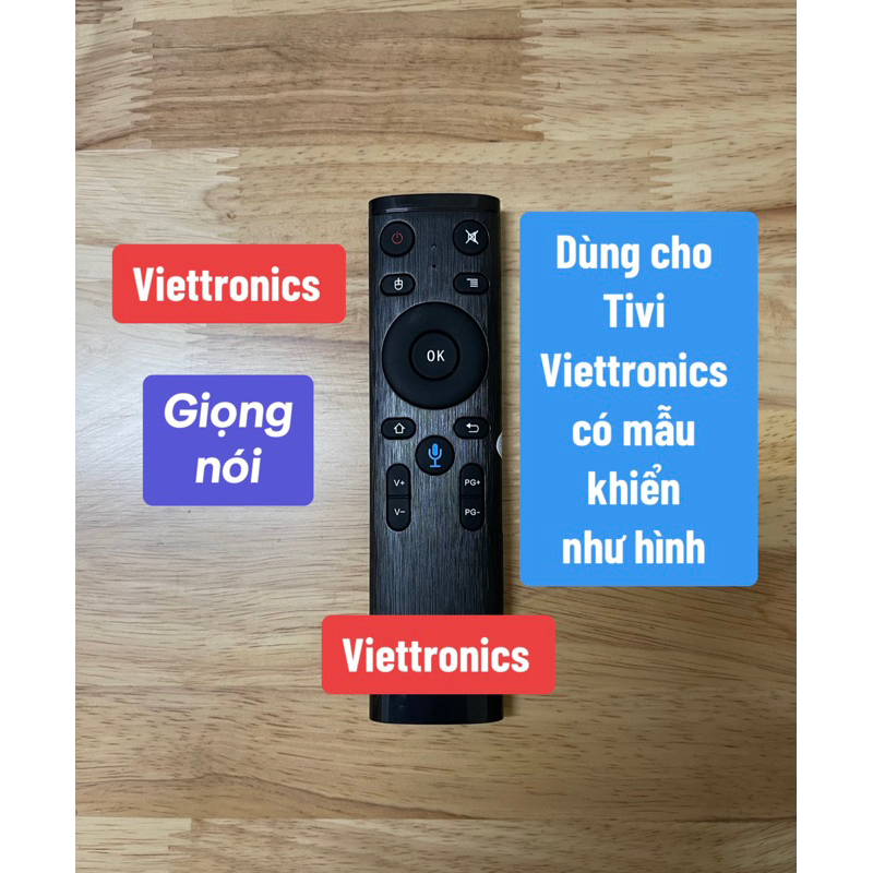 Remote Điều khiển Tivi Vietronics giọng nói | Shopee Việt Nam