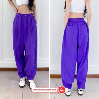[PREMIUM] Quần Dáng Rộng 2.0 HR138 by GLADIMAX Lưng Chun Nữ Vải Gió -  Parachute Pants Big Size