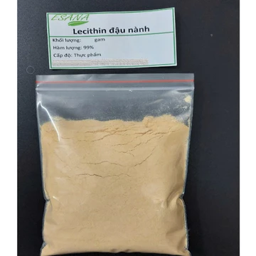 100g-500g Bột Lecithin (phospholipid) từ đậu nành hàm lượng 99% cấp thực phẩm