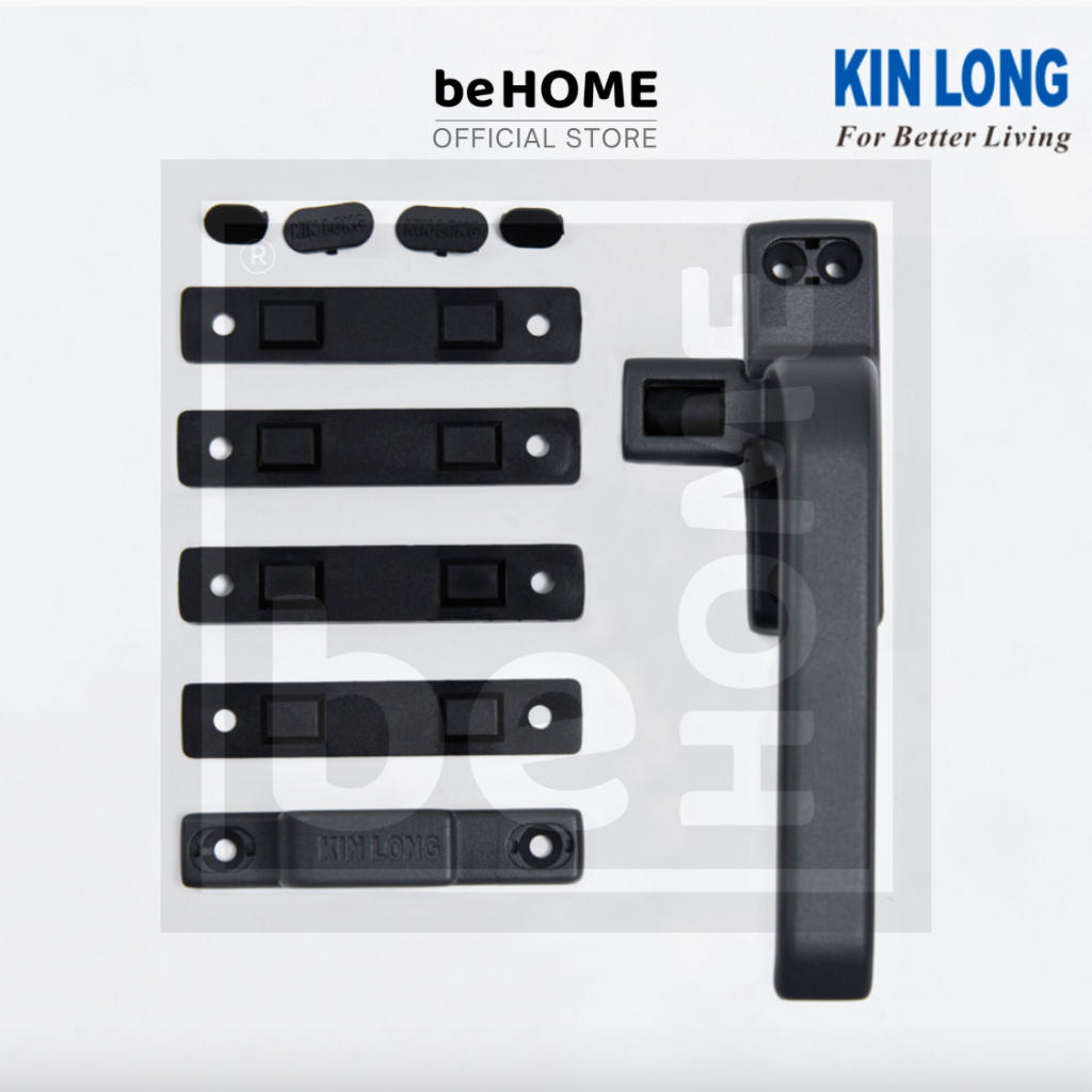 Tay Cài Cửa Sổ ĐƠN ĐIỂM Kin Long dùng cho cửa nhôm XINGFA (ĐEN/ TRẮNG ...