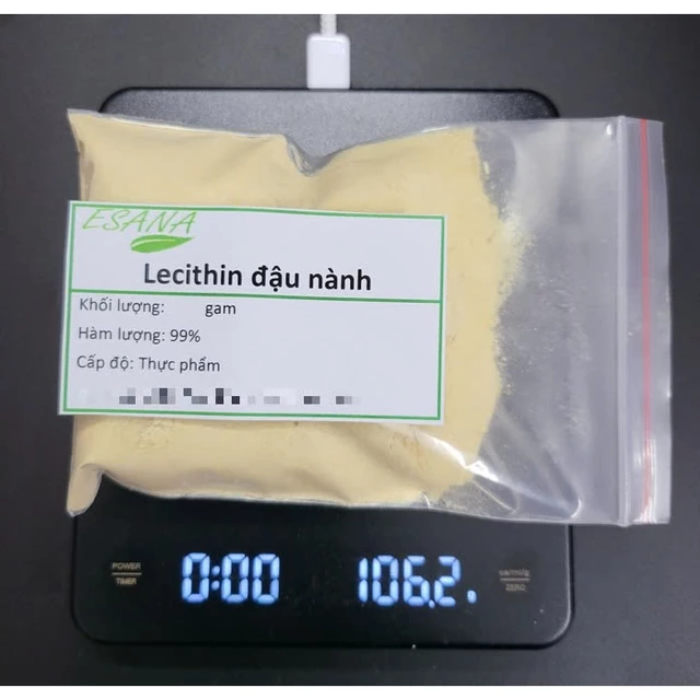 100g Bột Lecithin đậu nành (Lecithin soybean) thực phẩm