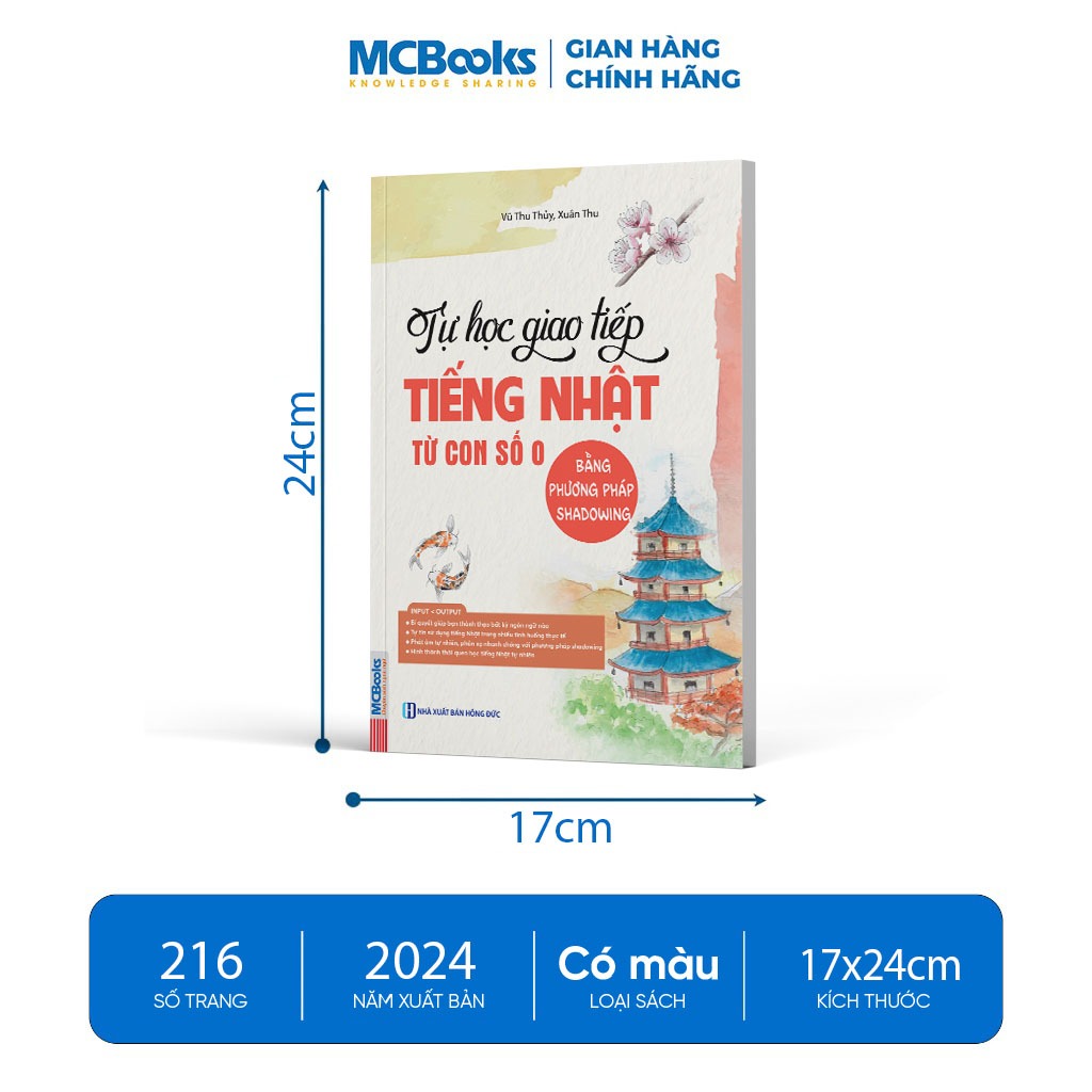 Sách - Tự học giao tiếp tiếng Nhật từ con số 0 bằng phương pháp shadowing