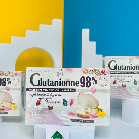 Glutathion ,vin ung trng da Glutanionne 98% hp 30 vin | Shopee Vit Nam