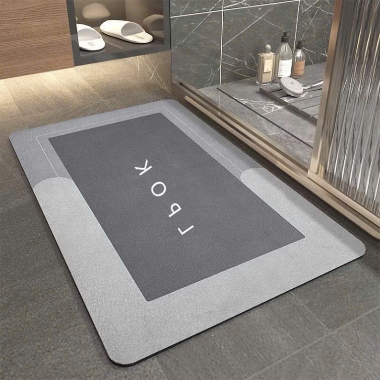 Thảm lau chân cỡ lớn chống trượt thấm nước nhanh,  THẢM LAU CHÂN SILICON VUÔNG - MÃ: THAM3623