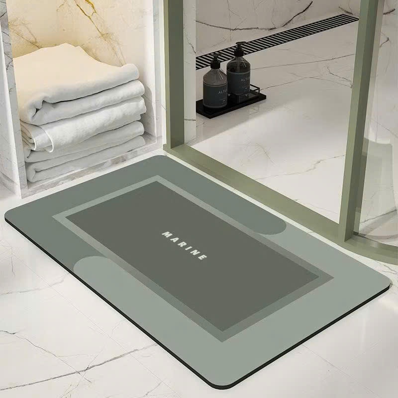 Thảm lau chân cỡ lớn chống trượt thấm nước nhanh,  THẢM LAU CHÂN SILICON VUÔNG - MÃ: THAM3623
